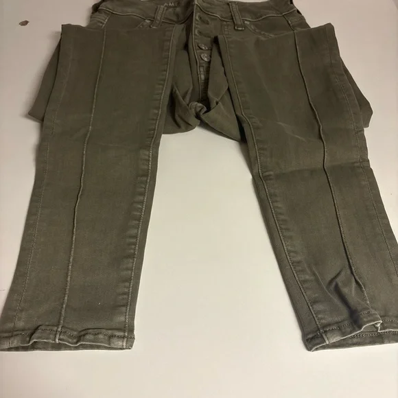 American Eagle Outfitters Olive Green jeans - Picture 6 of 7